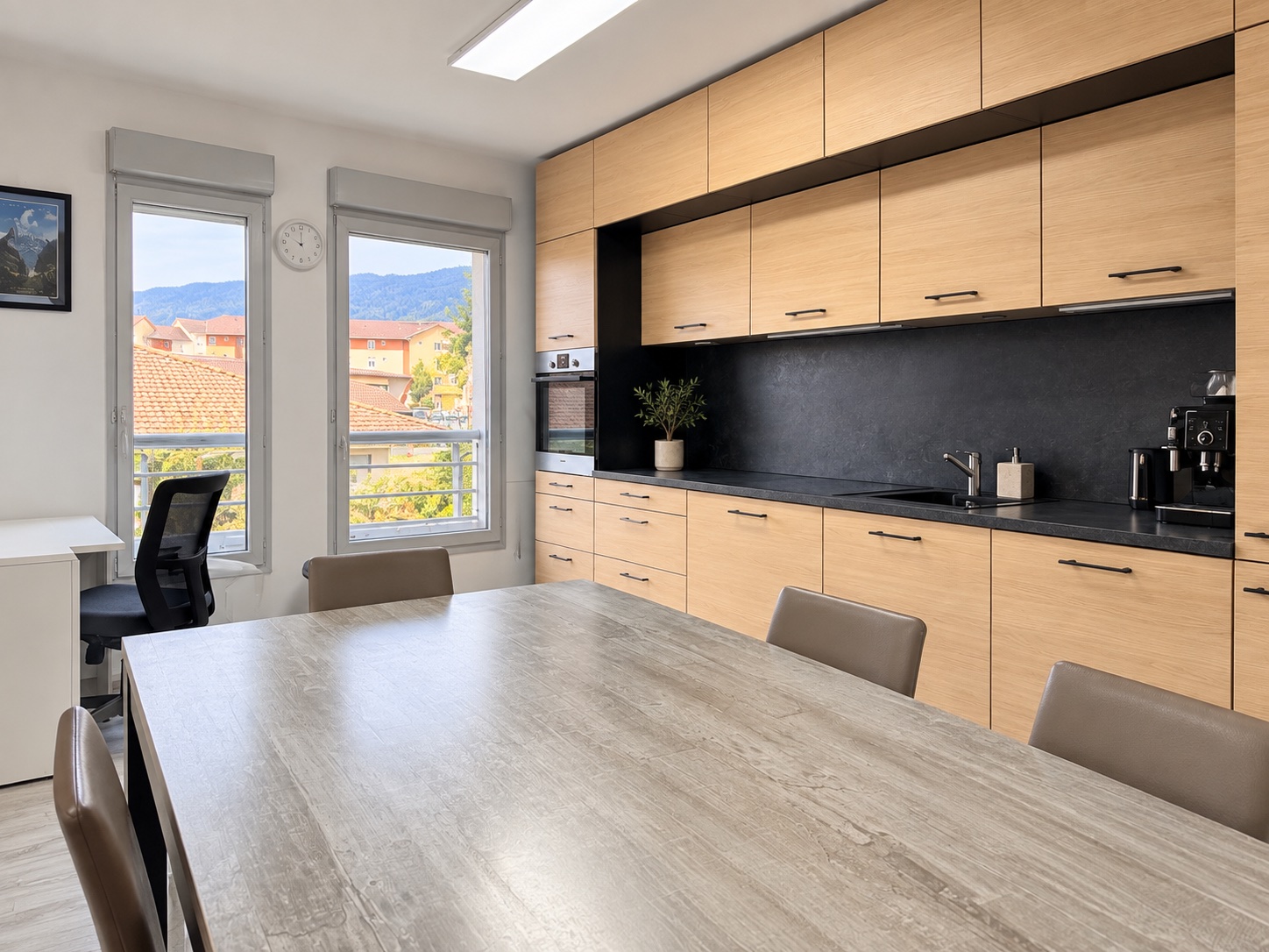 Appartement traversant T4 vue Mont-Blanc