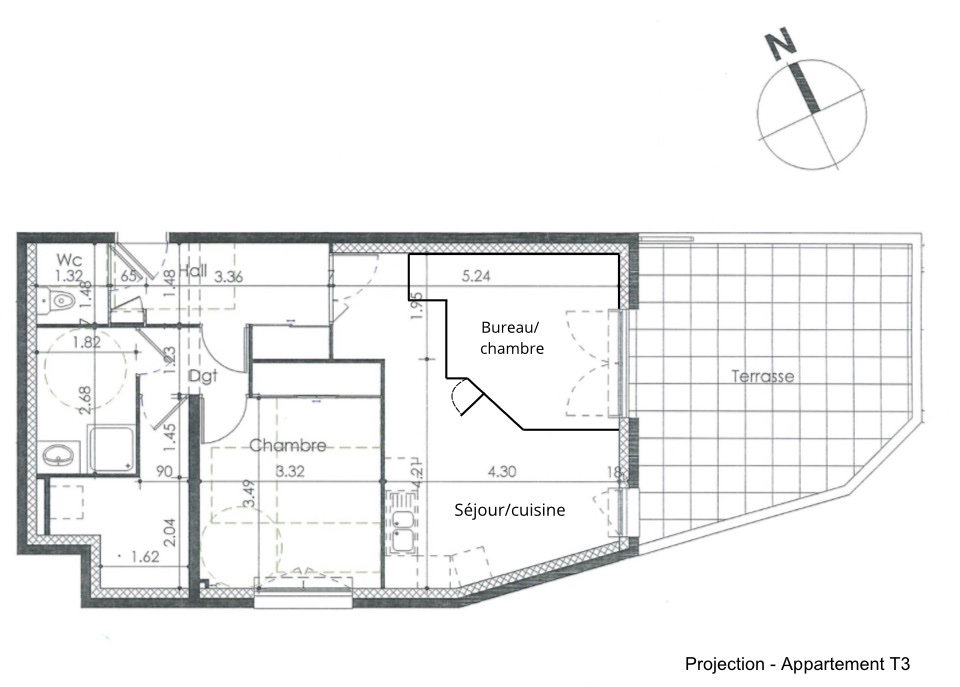 Appartement avec grande terrasse — Photo 10
